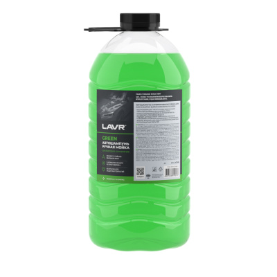 Автошампунь для ручной мойки  Lavr Green, 4 л