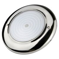 Прожектор светодиодный 18Вт AM RGB 260мм 12В оправа н/с AISI 316 (HX-WH260-252SS) с пультом