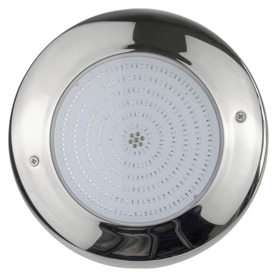 Прожектор светодиодный 18Вт AM RGB 260мм 12В оправа н/с AISI 316 (HX-WH260-252SS) с пультом