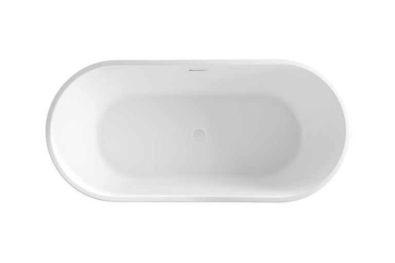 Отдельностоящая акриловая ванна Vincea VBT-4291-1700 170х80 см интегрированный перелив ФОТО