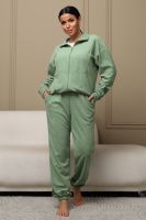 Костюм женский махровый КМБ01 [олива]