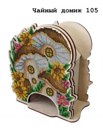 ЧД_105 Картины бисером. Чайный домик