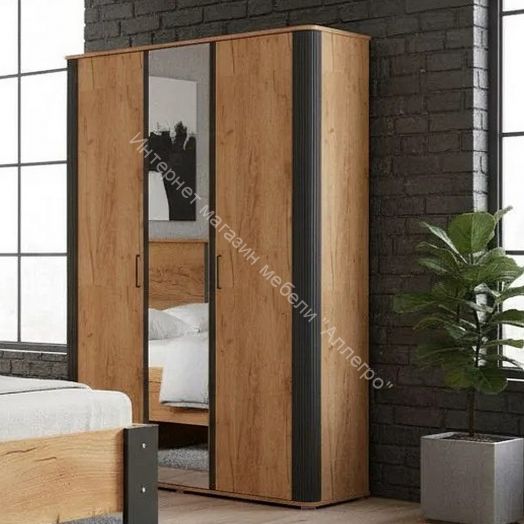 Шкаф 3-х дверный для одежды и белья Ольга 2