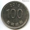Южная Корея 100 вон 2015