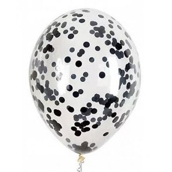 Конфетти черный