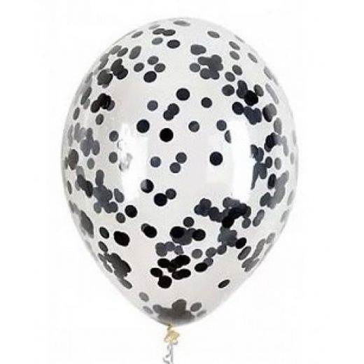 Конфетти черный