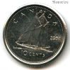 Канада 10 центов 2004 Р
