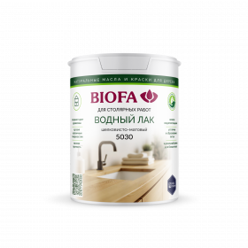 Водный Лак для Столярных Работ Biofa 5030 1л Шелковисто- Матовоый для Столярных Работ / Биофа 5045