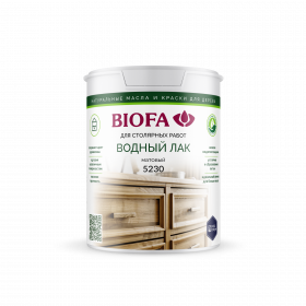 Водный Лак для Столярных Работ Biofa 5230 2.2л Матовоый для Столярных Работ / Биофа 5045