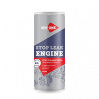 Присадка в моторное масло, стоп-течь двигатель Aim-One, 443 мл