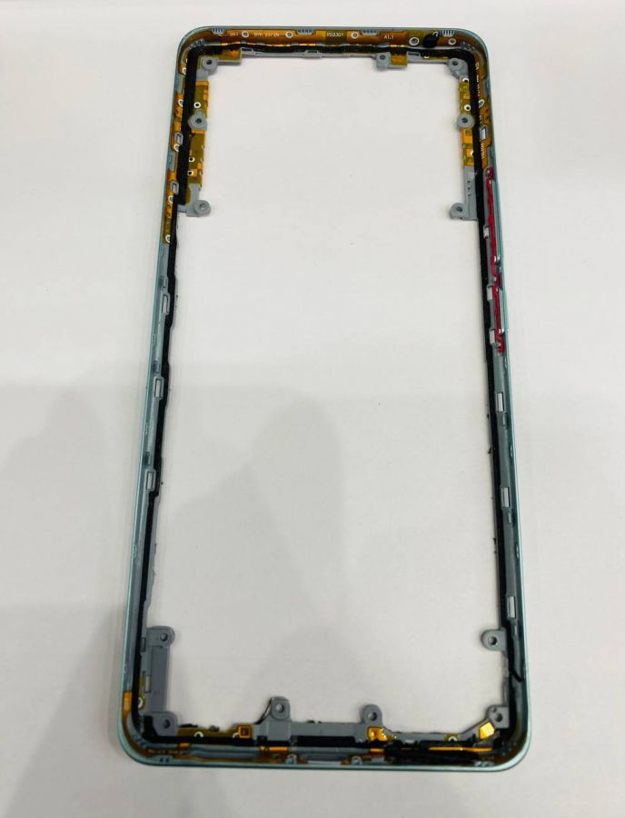 Vivo iQOO Neo 8 Pro  рамка (средняя часть) зеленая оригинал (снятая)