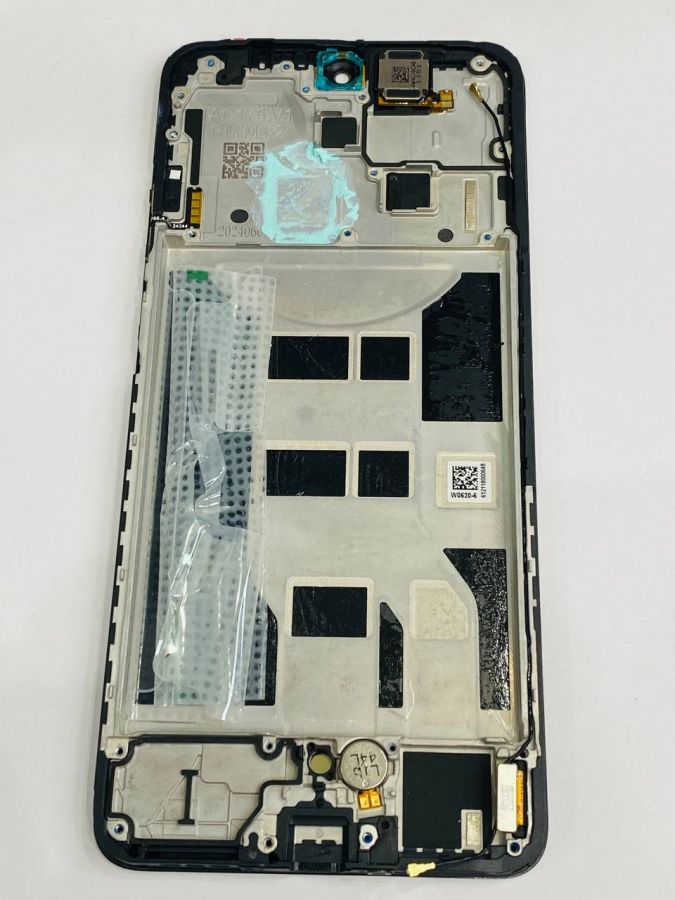OPPO Reno 12F дисплей оригинал в рамке с разбора черный (идеал)