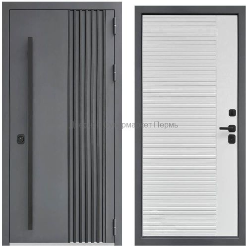 RX-34 Термо муар RAL 7016 ПВХ белый матовый