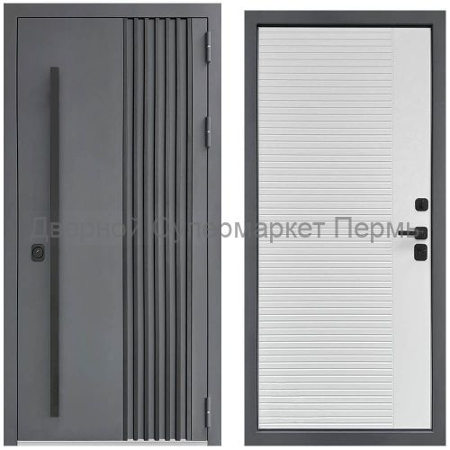 RX-34 Термо муар RAL 7016 ПВХ белый матовый