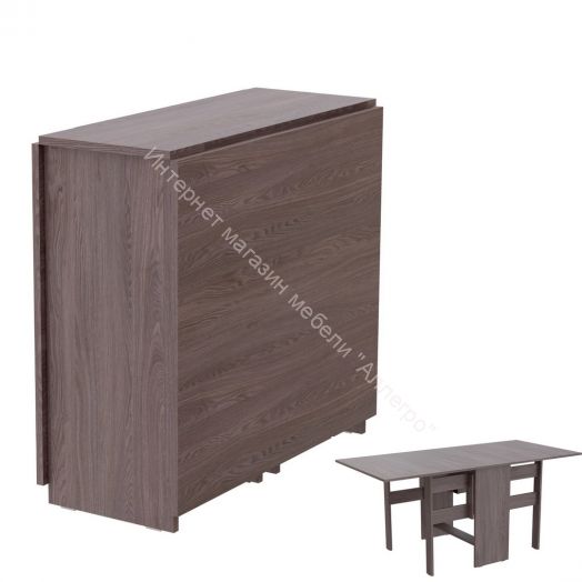 Стол тумба ЛДСП Фант Ясень анкор темный