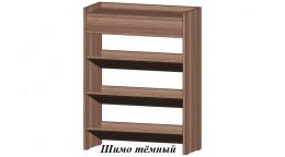 Обувница Визит (ш600*г256*в800мм) Ясень шимо тёмный