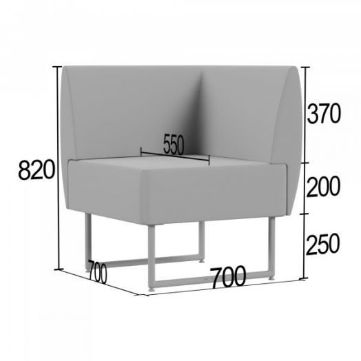 Угловая секция Трион А