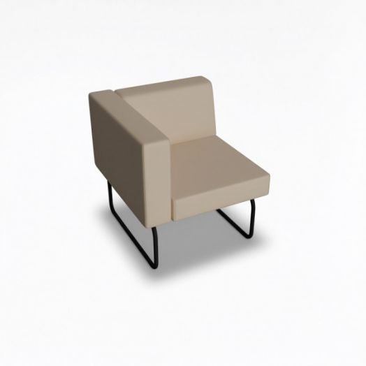 Кресельная секция Слендер А с одним подлокотником