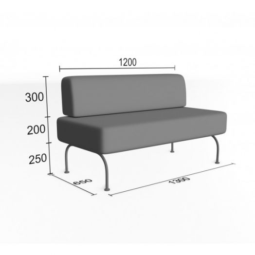 Секция дивана Нэбстер двойная