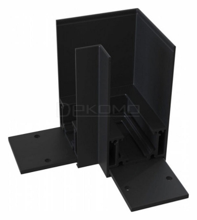 Соединитель угловой L-образный для треков накладных Accessories for tracks Gravity TRX010CL-21B