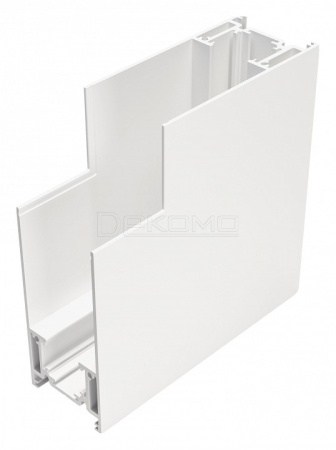 Соединитель угловой L-образный для треков накладных Accessories for tracks Gravity TRX010ICL-21W