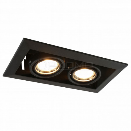 Встраиваемый светильник Cardani Piccolo A5941PL-2BK