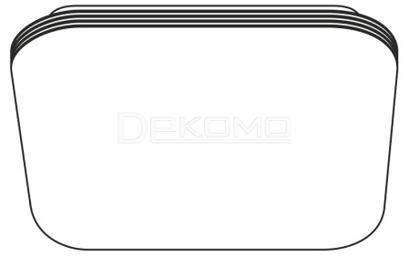 Накладной светильник Симпла CL714K24SV