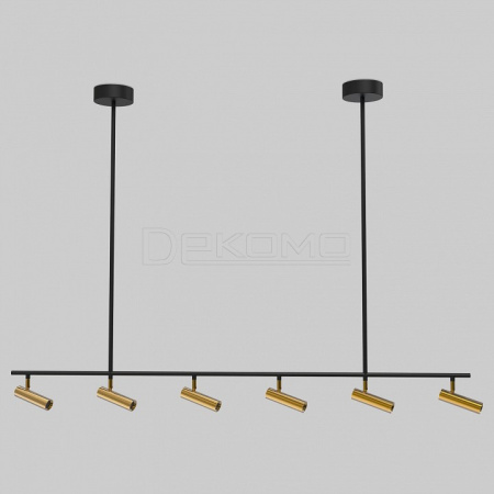 Светильник на штанге Epiphania 20252/6 LED черный/латунь