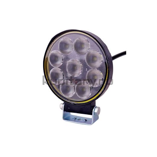 Круглая светодиодная фара рабочего света 27 ватт 12-80V на спецтехнику FR2396