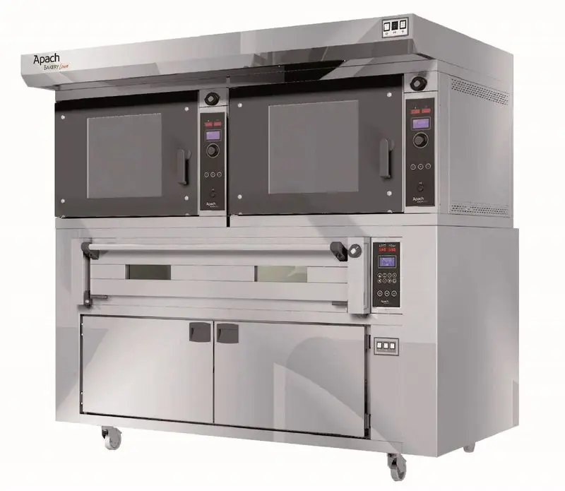 Печь конвекционная электрическая Apach Bakery Line 2K4TP DP+E4L18PA