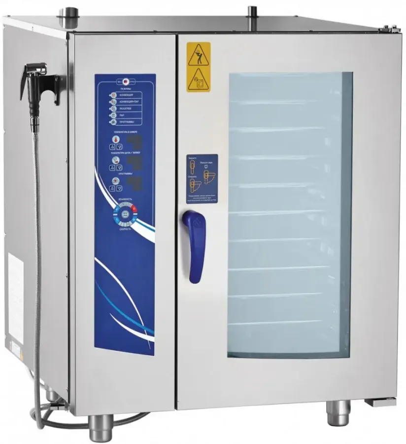 Пароконвектомат Abat ПКА 10-1/1ПМ2 (лицо нерж)