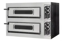 Печь для пиццы Prismafood SMALL BASIC 2/50 GLASS & LIGHT, 4 термостата