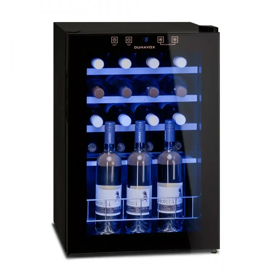 Винный шкаф монотемпературный Dunavox DX-20.62KF