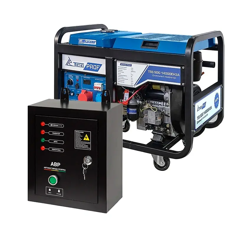 ТСС SDG 14000EH3A дизель генератор с блоком АВР ТСС АВР-С 14000D/230/400 100140/190095