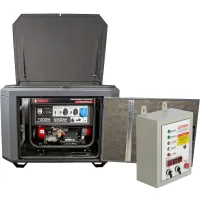 A-iPower A7000EAX бензиновый генератор в кожухе 1200 RAL 7024 с блоком АВР 400В/25А (8 pin) New УТ-11182385/29109