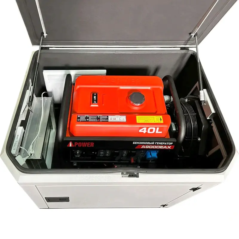 A-iPower A9000EAX бензиновый генератор в кожухе 1200 RAL 7035 УТ-11184206