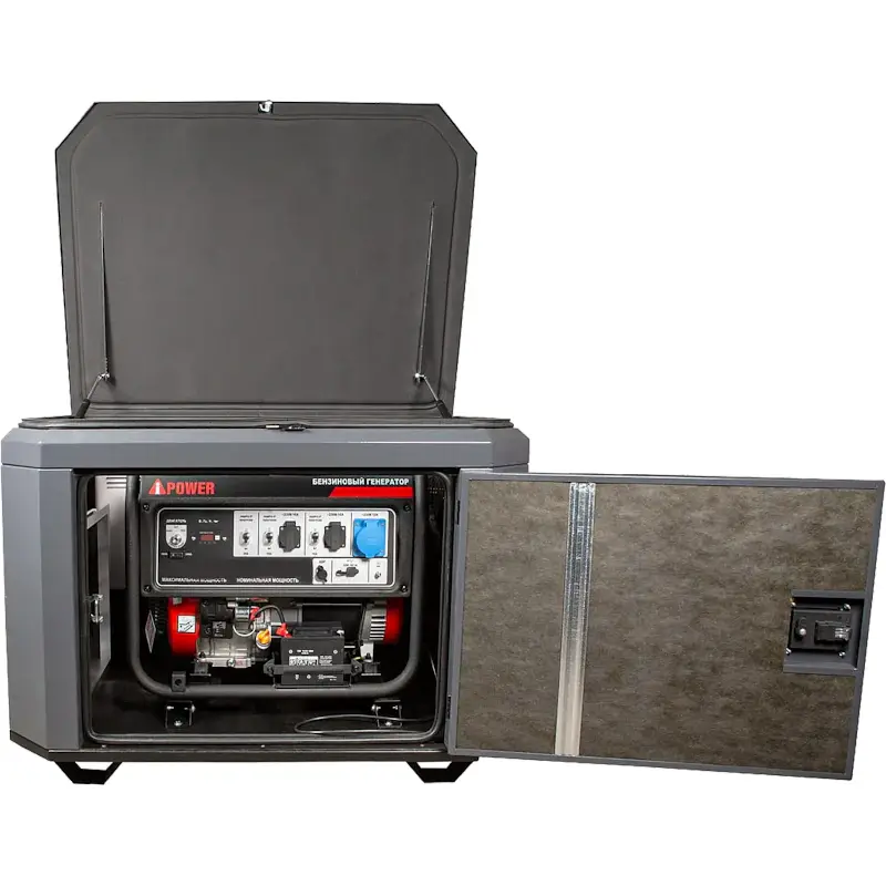 A-iPower A8000EAX бензиновый генератор в кожухе 1200 RAL 7024 УТ-11182370