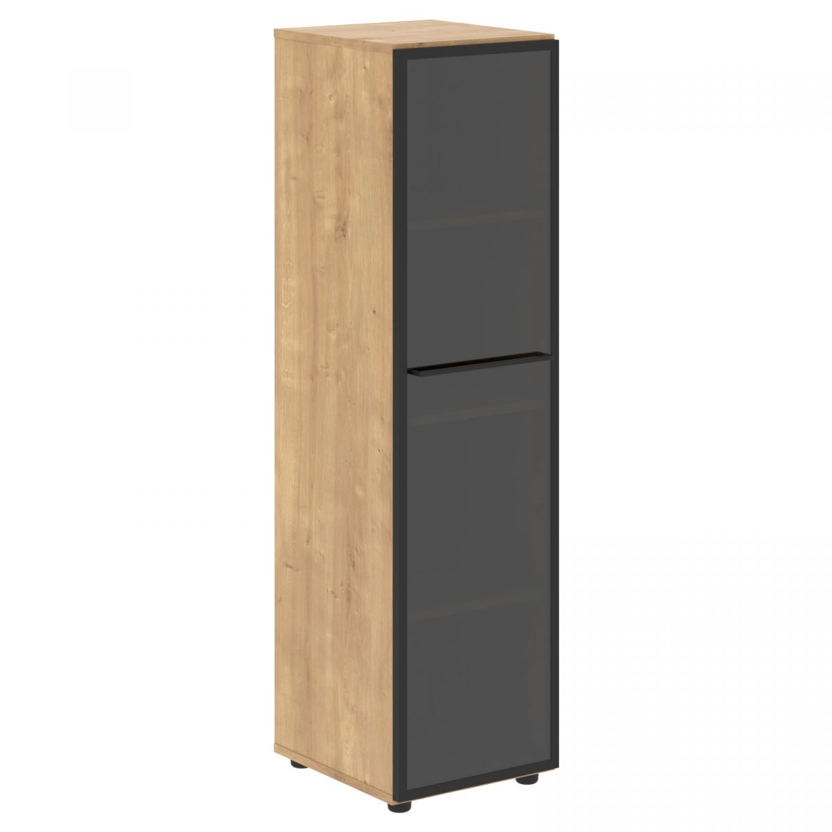 Шкаф колонка со стеклянной дверью LMC 40.2(L) 400х430х1517