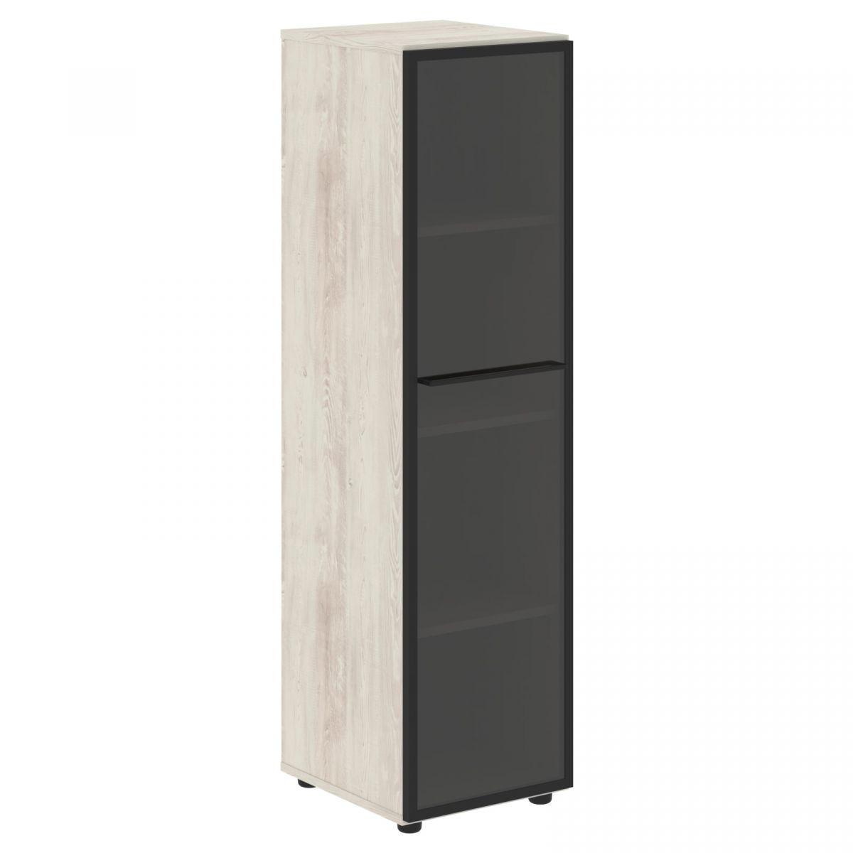 Шкаф колонка со стеклянной дверью LMC 40.2(L) 400х430х1517