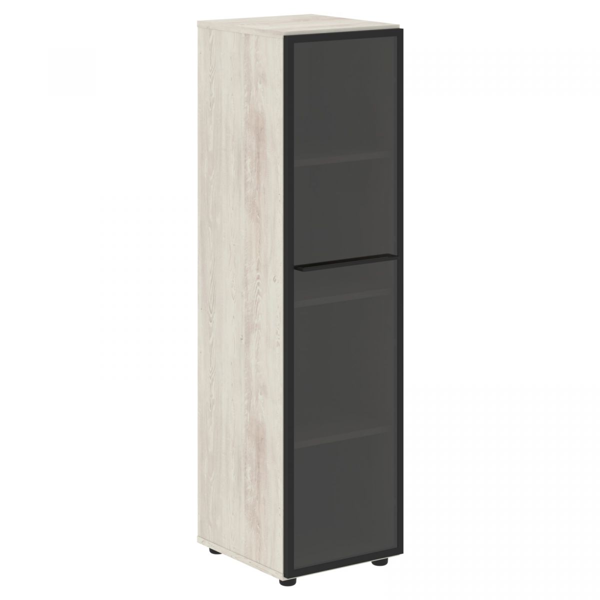 Шкаф колонка со стеклянной дверью LMC 40.2(R) 400х430х1517
