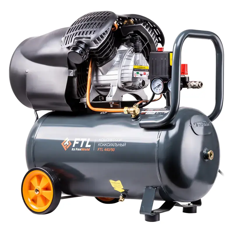 FoxWeld FTL 440/50 компрессор коаксиальный масляный 9009