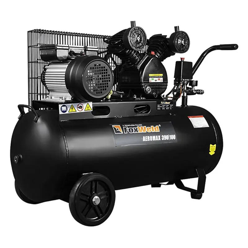 FoxWeld AEROMAX 390/100 масляный ременной компрессор 7290