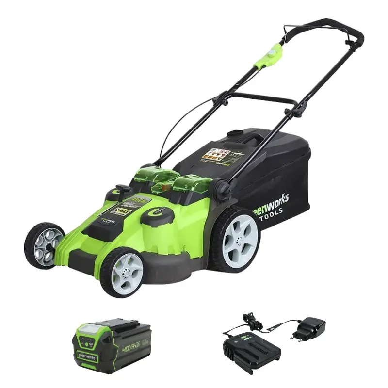 Аккумуляторная газонокосилка Greenworks G40LM49DBK5 (1 x 5 Ач, ЗУ) 2500207UG