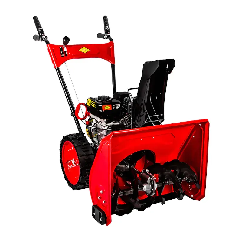 DDE ST6561 снегоуборщик бензиновый 6.5 л.с. ковш 61 см, выброс 11 м, 4 вперед/1 назад 798-508