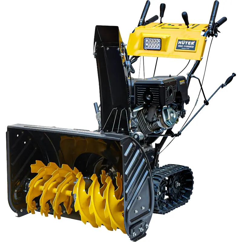 HUTER SGC 11000CD снегоуборщик бензиновый 15 л.с. ковш 70 см, выброс 15 м, 6 вперед/2 назад 70/7/24