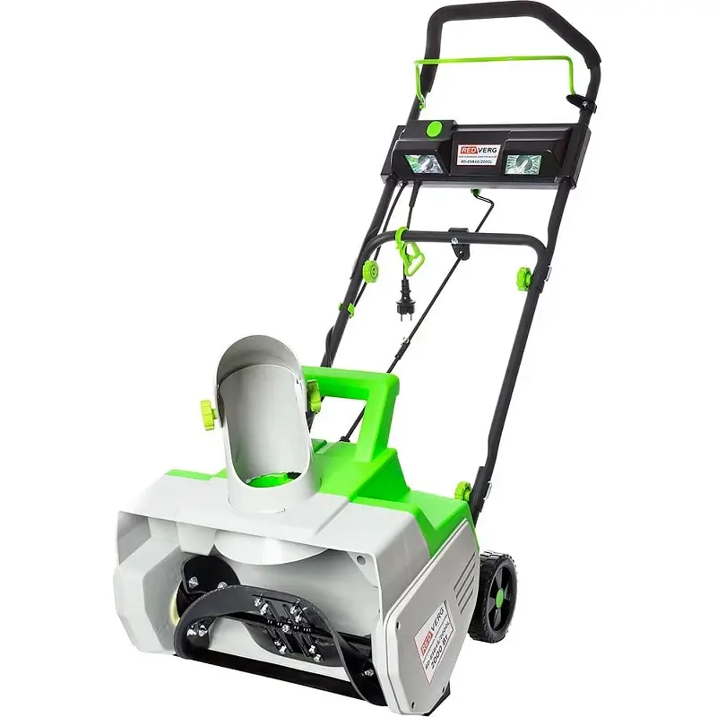 Redverg RD-ESB45/2000L снегоуборщик электрический 2000Вт, ширина 45 см, выброс 9 м
