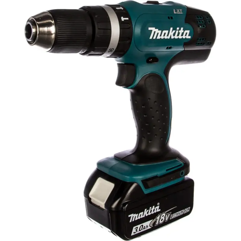 Makita DHP453RFE аккумуляторная ударная дрель-шуруповерт (2 x 3 Ач, ЗУ)