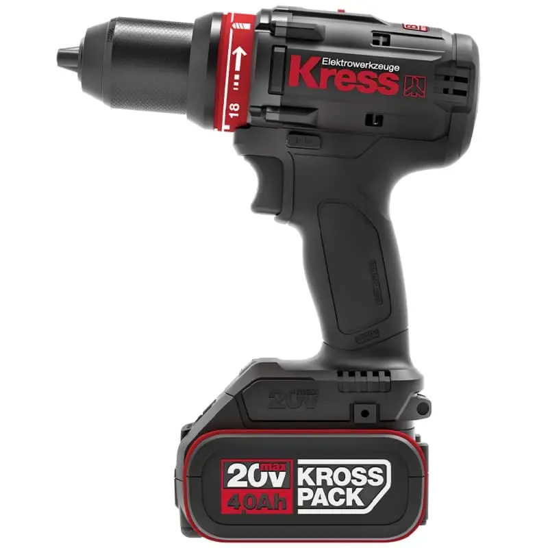 Kress KU124 дрель-шуруповерт (2 x 4 Ач, ЗУ)