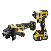 DeWalt DCF887P2SAG-RK набор инструментов шуруповерт и угловая шлифмашина (2 x 5 Ач, ЗУ)