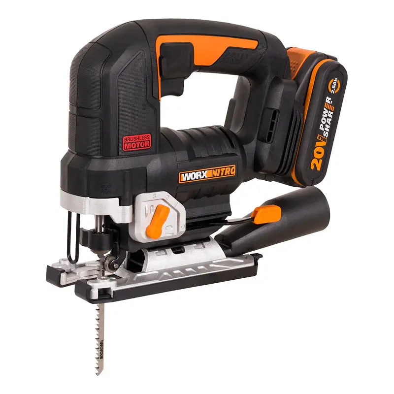 WORX WX542 лобзик аккумуляторный (1 x 2.5 Ач, ЗУ)
